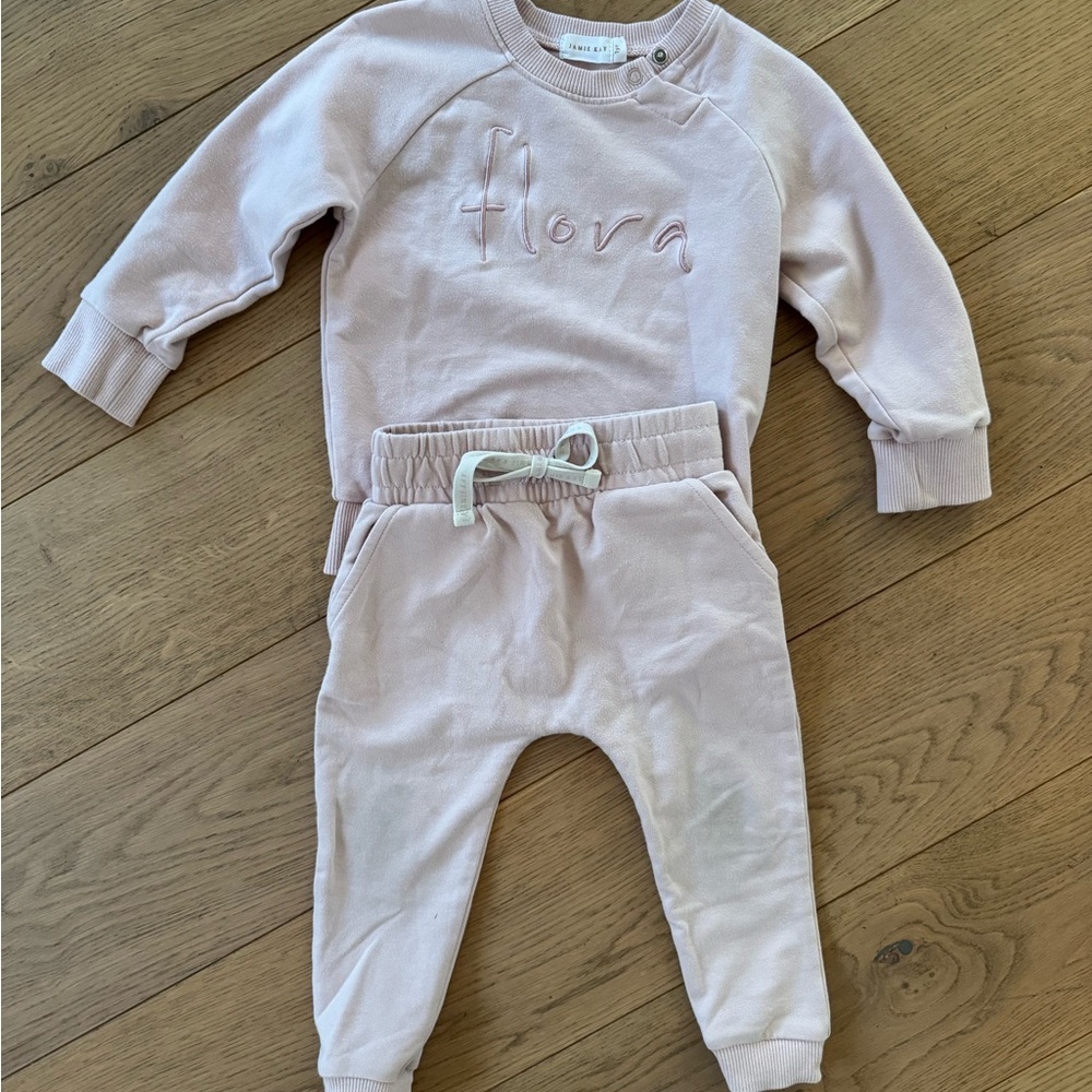 Jamie Kay Pink Kids Matching Set
